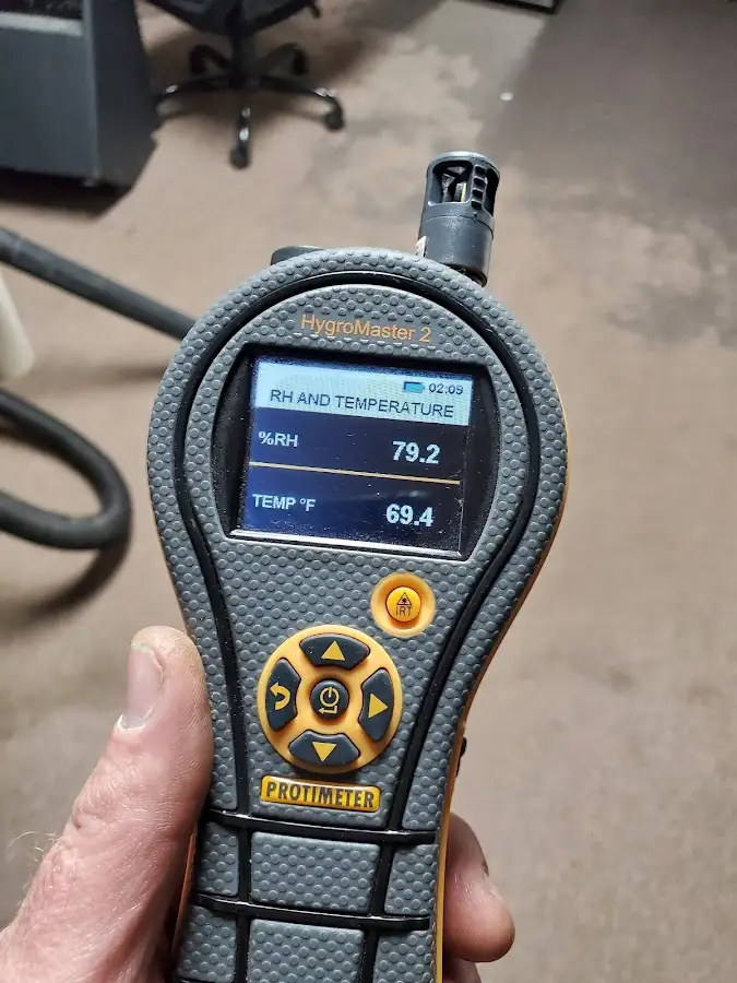 Moisture meter humidity assessment for Mold Remediation & Removal in Albemarle